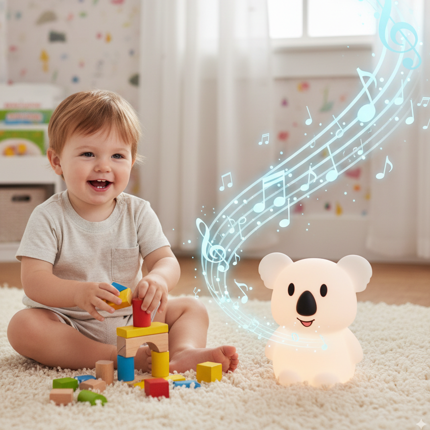 Homae.X Koala Night Light with Bluetooth Speaker