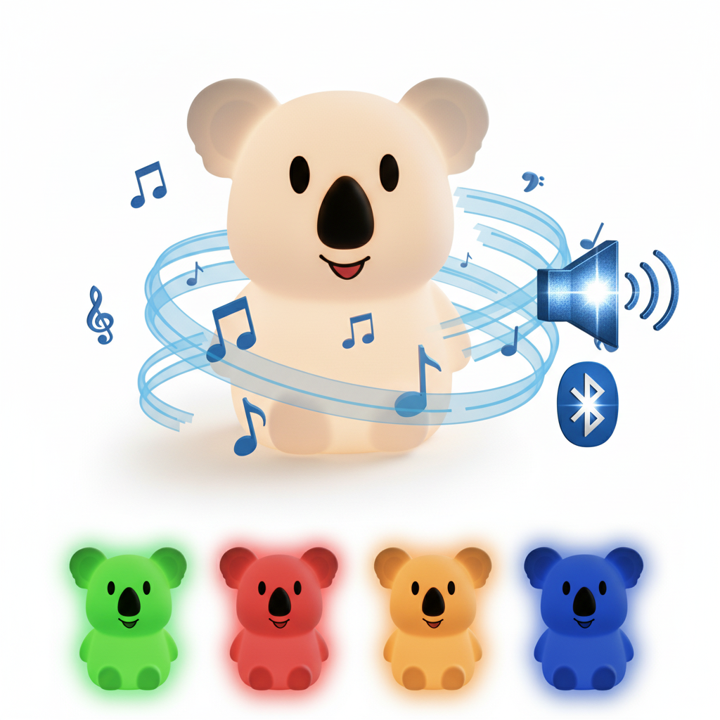 HOME.X koala KIDS NIGHT LIGHT with Bluetooth SPEAKER