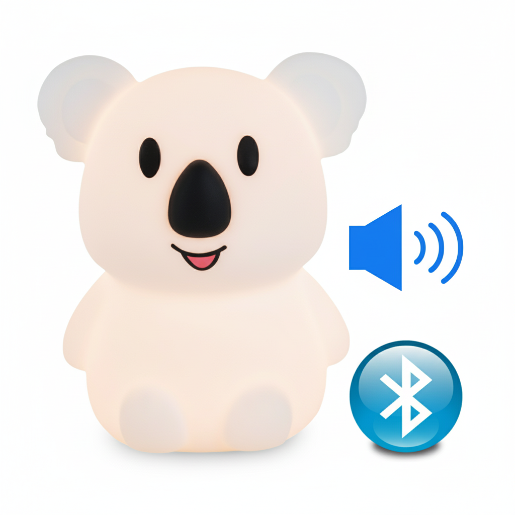 HOME.X KOALA NIGHT LIGHT WITH BLUETOOTH SPEAKER